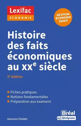 Couverture du produit · Histoire des faits économiques au XXe siècle: 3e édition