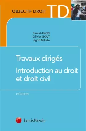 Couverture du produit · travaux diriges introduction au droit et droit civil