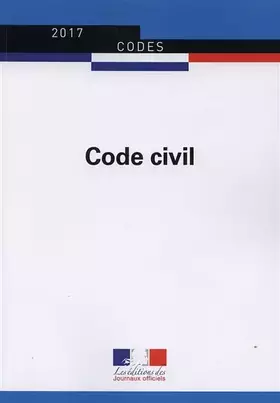 Couverture du produit · Code civil