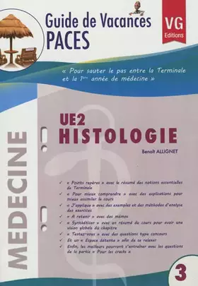 Couverture du produit · UE 2 Histologie