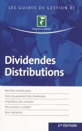 Couverture du produit · Dividendes Distributions