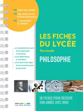 Couverture du produit · Les fiches du lycée - Terminale - Philosophie