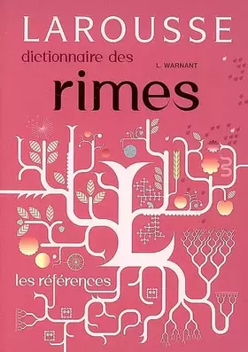 Couverture du produit · Dictionnaire des rimes