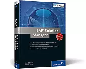 Couverture du produit · Sap Solution Manager