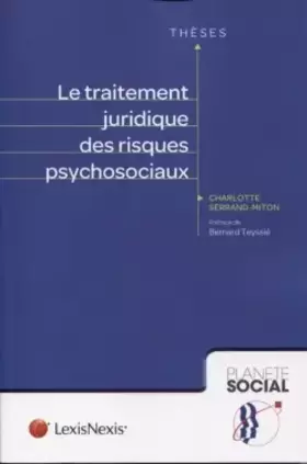 Couverture du produit · le traitement juridique des risques psychosociaux