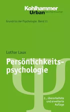 Couverture du produit · Persönlichkeitspsychologie (Grundriss der Psychologie, 11, Band 11)