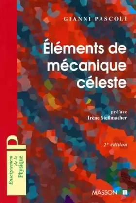 Couverture du produit · Eléments de mécanique céleste