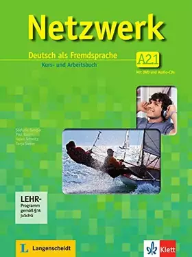 Couverture du produit · Netzwerk A2 in Teilbänden - Kurs- und Arbeitsbuch, Teil 1 mit 2 Audio-CDs und DVD : Deutsch als Fremdsprache