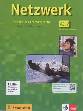 Couverture du produit · Netzwerk A2.2: Deutsch als Fremdsprache. Kurs- und Arbeitsbuch mit DVD und 2 Audio-CDs (Netzwerk: Deutsch als Fremdsprache)