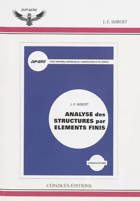 Couverture du produit · Analyse des structures par éléments finis
