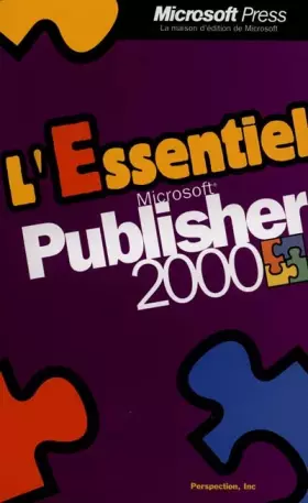 Couverture du produit · L'Essentiel Microsoft Publisher 2000