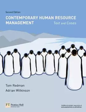 Couverture du produit · Contemporary Human Resource Management: Text and Cases