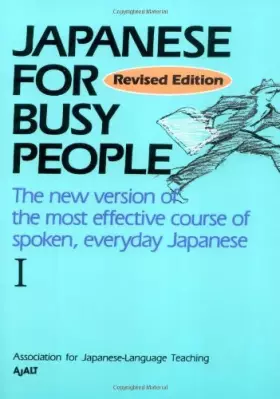 Couverture du produit · Japanese for busy people I.: Revised edition