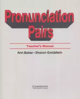 Couverture du produit · Pronunciation Pairs Teacher's book: An Introductory Course for Students of English