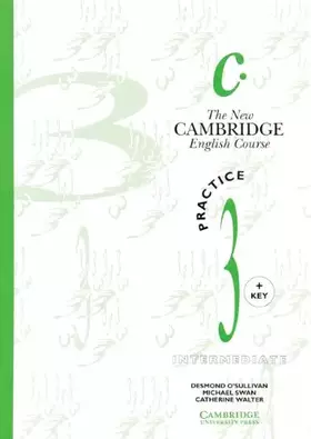 Couverture du produit · The New Cambridge English Course 3 Practice book with key