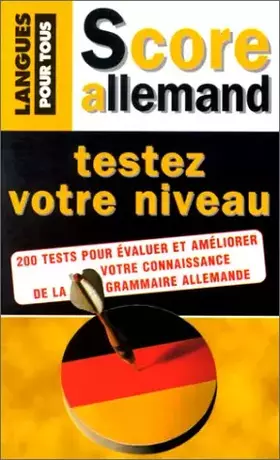 Couverture du produit · Score allemand : testez votre niveau