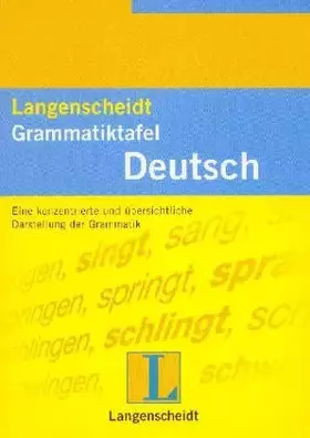 Couverture du produit · Langenscheidts Grammatiktafel