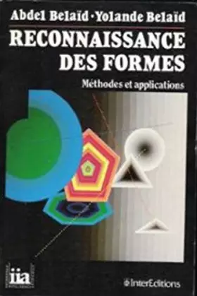 Couverture du produit · Reconnaissance des formes : méthodes et applications