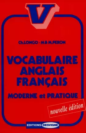 Couverture du produit · Vocabulaire anglais français, moderne et pratique
