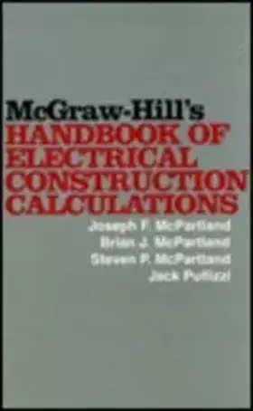 Couverture du produit · McGraw-Hill's Handbook of Electric Construction Calculations
