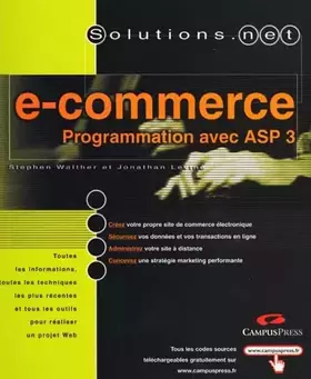 Couverture du produit · E-commerce Programmation avec ASP 3