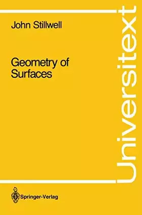 Couverture du produit · Geometry of Surfaces (Universitext)