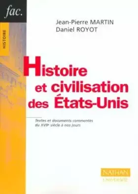 Couverture du produit · Histoire et Civilisation des Etats-Unis