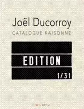Couverture du produit · Catalogue raisonné - Édition 1 / 31