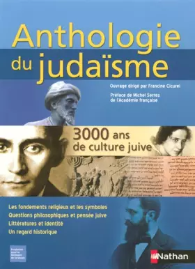 Couverture du produit · Anthologie du judaïsme : 3000 Ans de culture juive, Les fondements religieux et les symboles, Questions philosophiques et pensé