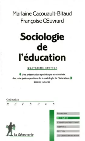 Couverture du produit · Sociologie de l'éducation