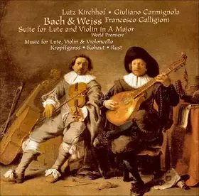 Couverture du produit · Suite For Lute And Violin In A Major (World Premiere) / Music For Lute, Violin & Violoncello