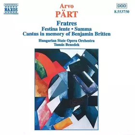 Couverture du produit · Fratres • Festina Lente • Summa • Cantus In Memory Of Benjamin Britten