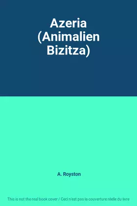 Couverture du produit · Azeria (Animalien Bizitza)