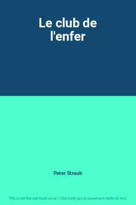 Couverture du produit · Le club de l'enfer