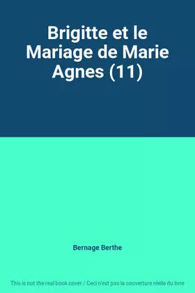 Couverture du produit · Brigitte et le Mariage de Marie Agnes (11)