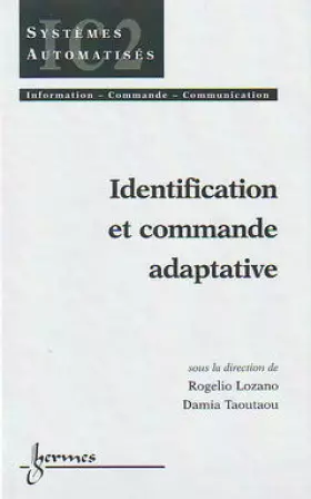 Couverture du produit · Identification et commande adaptive