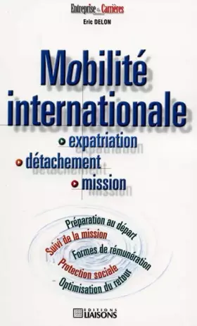 Couverture du produit · Mobilité internationale : Expatriation - Détachement - Mission