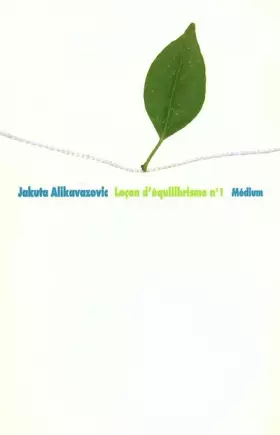 Couverture du produit · Leçon d'équilibrisme n°1