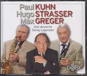 Couverture du produit · Drei deutsche Swing-Legenden: Paul Kuhn - Hugo Strasser - Max Greger (4-CD-Box)