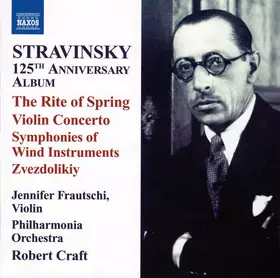 Couverture du produit · 125th Anniversary Album - The Rite Of Spring / Violin Concerto / Symphonies Of Wind Instruments / Zvezdolikiy