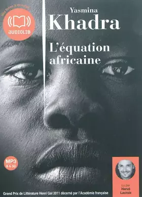Couverture du produit · L'quation africaine: Livre audio 1 CD MP3 - 585 Mo (op)