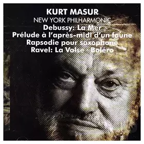 Couverture du produit · Debussy : La Mer - Prélude à l'après-midi d'un faune - Rapsodie pour saxophone - Ravel : La Valse - Boléro
