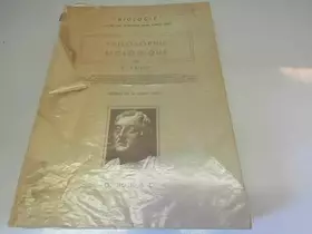 Couverture du produit · Philosophie biologique, par E. Callot - 1957