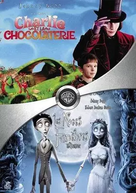 Couverture du produit · Coffret Tim Burton 2 DVD : Charlie et la chocolaterie / Les Noces funèbres