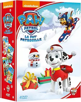 Couverture du produit · Paw Patrol, La Pat' Patrouille-Le Coffret 4 DVD : Une Nouvelle Amie + Bienvenue Ruben + Tous à l'eau + Une équipe de Champions