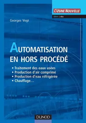 Couverture du produit · Automatisation des installations hors procédés