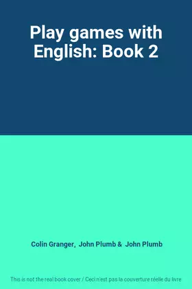 Couverture du produit · Play games with English: Book 2
