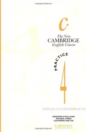 Couverture du produit · The New Cambridge English Course 4 Practice book