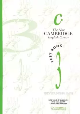Couverture du produit · The New Cambridge English Course 3 Test book