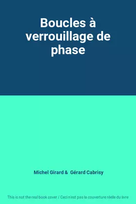 Couverture du produit · Boucles à verrouillage de phase